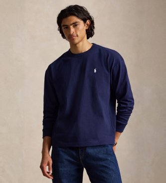 Polo Ralph Lauren Langärmeliges Jersey-Strickshirt marineblau