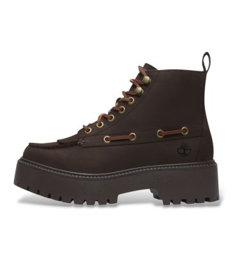 Timberland Botki skórzane Stone Street brązowe