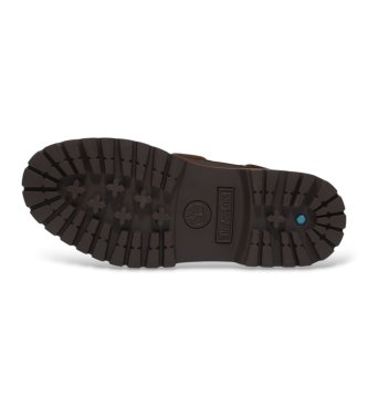 Timberland Botki skórzane Stone Street brązowe