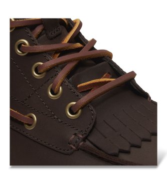 Timberland Botki skórzane Stone Street brązowe