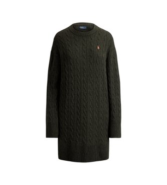 Polo Ralph Lauren Robe en laine et cachemire verte