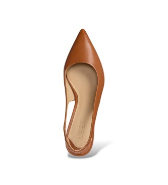 Lauren Ralph Lauren Zapato de salón Lolah II de piel marrón