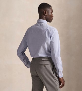 Polo Ralph Lauren Slim Fit poplin overhemd blauw