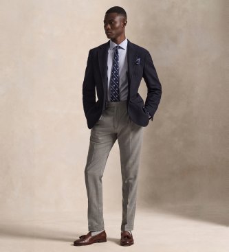 Polo Ralph Lauren Slim Fit poplin overhemd blauw
