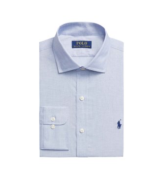 Polo Ralph Lauren Slim Fit poplin overhemd blauw