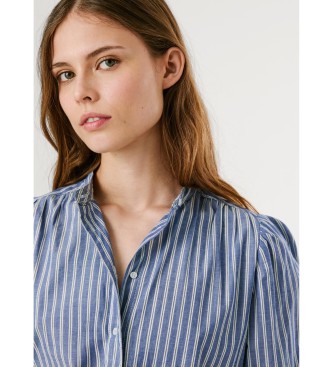 Pepe Jeans Blauw Maty overhemd