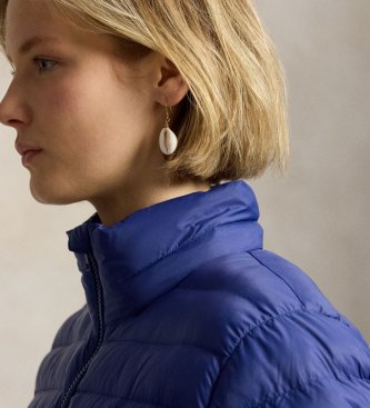 Polo Ralph Lauren Giacca idrorepellente con cappuccio blu