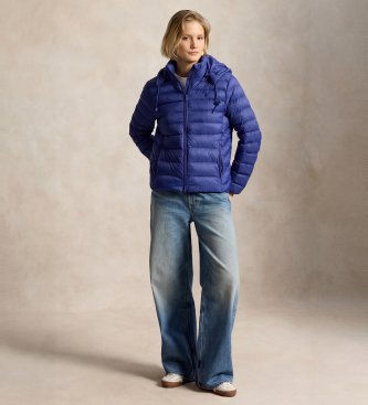 Polo Ralph Lauren Giacca idrorepellente con cappuccio blu