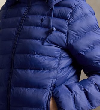 Polo Ralph Lauren Giacca idrorepellente con cappuccio blu