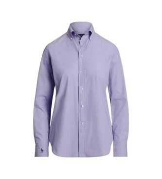 Polo Ralph Lauren Lilla skjorte i elastisk fil-à-fil bomuld