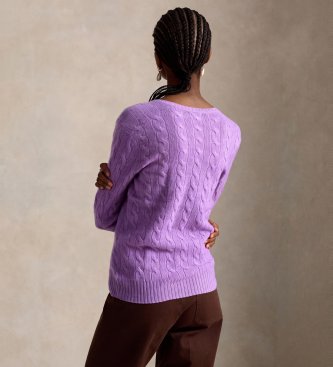 Polo Ralph Lauren Lilac cashmere and wool sweater