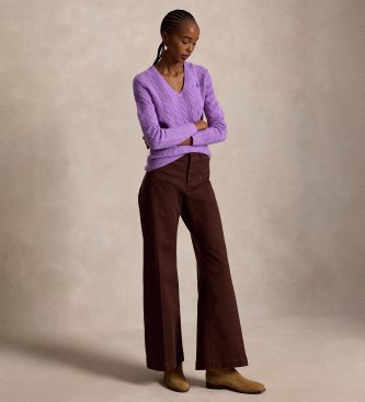Polo Ralph Lauren Lilac cashmere and wool sweater
