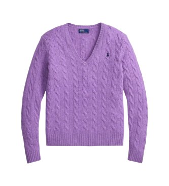 Polo Ralph Lauren Lilac cashmere and wool sweater