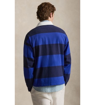 Polo Ralph Lauren Rugby-Shirt Big Fit gestrickt blau
