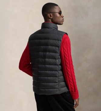 Polo Ralph Lauren Czarna składana kamizelka puchowa Colden