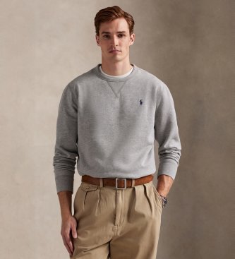 Polo Ralph Lauren Sweat-shirt en molleton RL gris