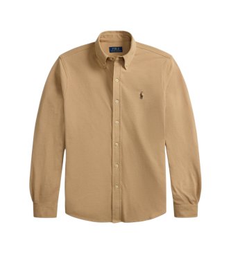 Polo Ralph Lauren Camicia in piqué ultraleggero beige