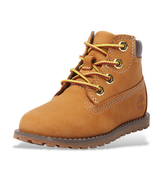 Timberland Pokey Pine-støvletter i læder, brun