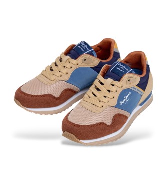 Pepe Jeans Baskets London Sight marron