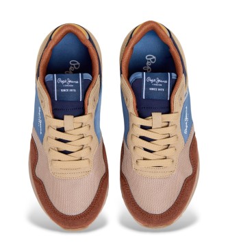 Pepe Jeans Baskets London Sight marron