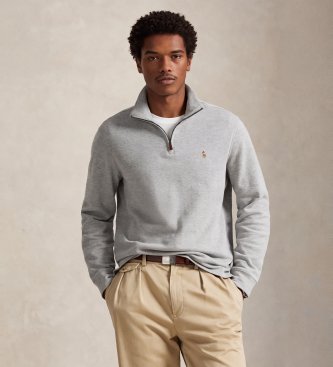 Polo Ralph Lauren Estate-Rib Tröja med kort dragkedja