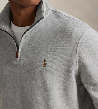 Polo Ralph Lauren Estate-Rib Tröja med kort dragkedja