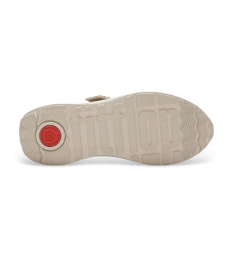 Fitflop Superge F-Mode FloPearl & Crystal Mary-Jane taupe