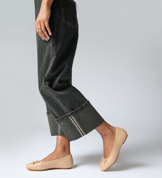 Fitflop Ballerinas aus Leder Delicato beige