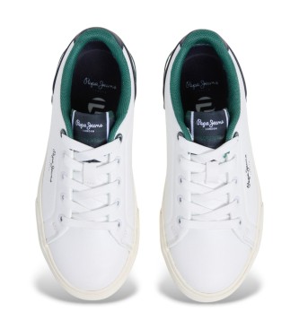 Pepe Jeans Baskets Kenton Campus blanc