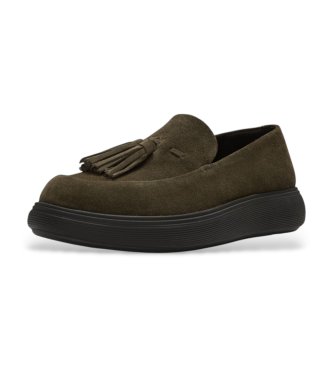 Fitflop Semiš mokasinke Iq-Comff, olivno zelene