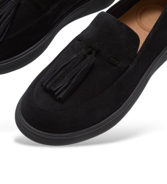 Fitflop Črne semiš mokasinke Iq-Comff
