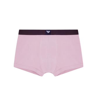 Emporio Armani Kit 3 Cuecas Boxer rosa, grená