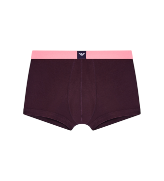 Emporio Armani Kit 3 Cuecas Boxer rosa, grená