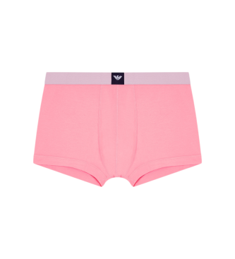 Emporio Armani Kit 3 Cuecas Boxer rosa, grená