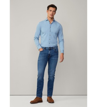 Hackett London Jeans fit classico blu