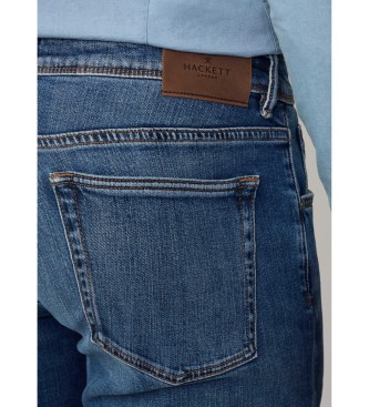 Hackett London Jeans fit classico blu