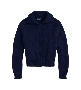 Polo Ralph Lauren Cardigan aus Baumwollmix marineblau