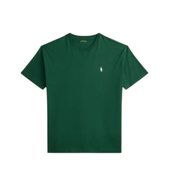 Polo Ralph Lauren T-shirt en maille Custom Slim Fit vert foncé