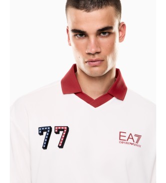 EA7 Polo Graphic Series blanco