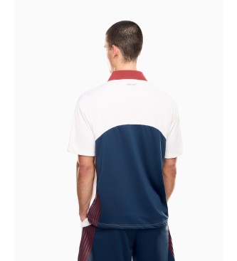 EA7 Polo Graphic Series blanco