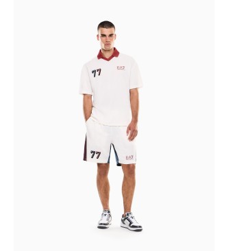 EA7 Polo Graphic Series blanco