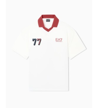 EA7 Polo Graphic Series blanco