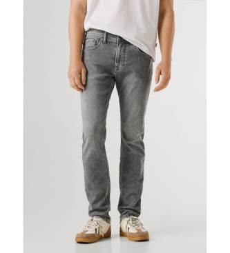 Pepe Jeans Szare jeansy slim Gymdigo