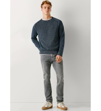 Pepe Jeans Szare jeansy slim Gymdigo