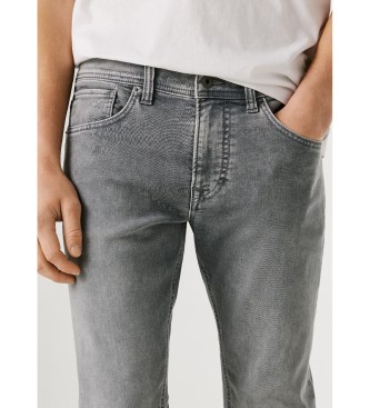 Pepe Jeans Szare jeansy slim Gymdigo