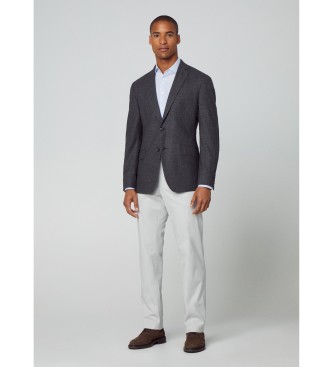 Hackett London Blazer Performance grigio 