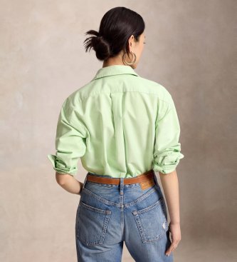 Polo Ralph Lauren Oxfordskjorte i bomuld Relaxed Fit grøn