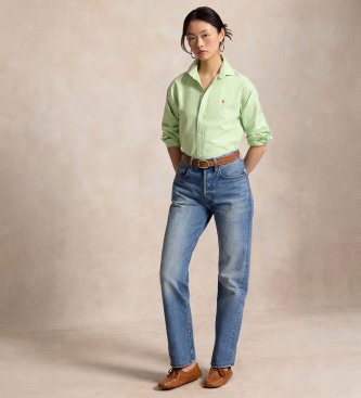 Polo Ralph Lauren Oxfordskjorte i bomuld Relaxed Fit grøn