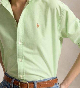 Polo Ralph Lauren Oxfordskjorte i bomuld Relaxed Fit grøn