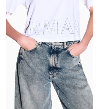 A|X Armani Exchange Majica logo óptico bela